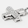 Bvlgari Croce Pendant 18K White Gold and Pave Diamonds