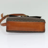 Celine Vintage Macadam Circle Logo Canvas and Leather