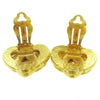 Chanel Vintage CC Heart Clip-On Metal