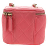 Chanel Classic Vanity Case with Chain Quilted Lambskin