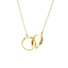 Tiffany & Co. Atlas X Closed Interlocking Pendant 18K Yellow Gold
