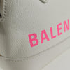 Balenciaga Logo Ville Leather