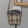 Burberry Zip Messenger Nova check Canvas and Leather