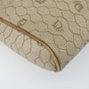 Christian Dior Vintage Honeycomb Canvas and Leather