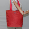 Prada Vintage Zip Tote Tessuto