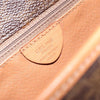 Celine Vintage Macadam Circle Logo Canvas and Leather