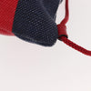 Gucci Logo Drawstring Striped Canvas