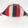 Gucci Logo Drawstring Striped Canvas