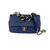 Chanel Resin Chain Top Handle Flap Quilted Lambskin