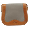 Christian Dior CD Shoulder bag Canvas and Leather