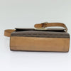Celine Vintage Macadam Circle Logo Canvas and Leather