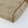 Christian Dior Vintage Honeycomb Canvas and Leather