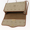 Christian Dior Vintage Honeycomb Flap Canvas and Leather