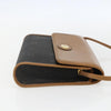 Christian Dior Vintage Honeycomb Canvas and Leather