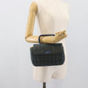 Chanel Chocolate Bar Mademoiselle Top Handle Quilted Denim