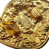Chanel Vintage Diamond Clip-On Gold-plated