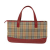 Burberry Nova Check Leather and Nylon