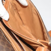 Celine Vintage Macadam Circle Logo Canvas and Leather