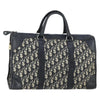 Christian Dior Vintage Trotter Boston Canvas