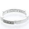 Cartier Maillon Panthere Band 18K White Gold with 4 Diamonds