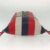 Gucci Logo Drawstring Striped Canvas