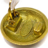 Chanel Vintage CC Round Button Clip-On Metal