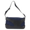 Salvatore Ferragamo Cut Out Canvas and Leather