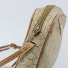 Christian Dior Vintage Honeycomb Canvas and Leather