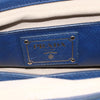Prada Cuir Frame Convertible Tote Canvas and Saffiano Leather