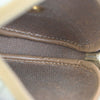 Christian Dior Honeycomb Zip Coin Purse Canvas and Leather