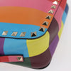 Valentino Garavani Rockstud 1973 Camera Striped Leather