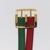 Hermes Double Hole Buckle Belt Metal and Leather