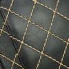 Chanel Surpique Zip Around Satchel Quilted Leather