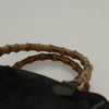 Gucci Vintage Bamboo Front Pocket Tote Suede