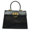 Salvatore Ferragamo Gancini Convertible Top Handle Leather