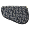 Christian Dior Saddle Zip Diorissimo Canvas