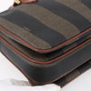Fendi Vintage Pequin Convertible Boston Coated Canvas