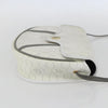 Christian Dior Vintage Honeycomb Flap Coated Canvas
