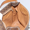 Celine Vintage Macadam Circle Logo Canvas and Leather