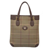 Burberry Nova Check Tote Canvas and Leather