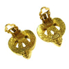 Chanel Vintage CC Heart Clip-On Metal