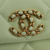 Chanel 19 Convertible Flap Coin Purse With Chain Quilted Lambskin