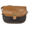 Christian Dior Vintage Honeycomb Canvas and Leather