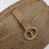 Christian Dior Vintage Honeycomb Canvas and Leather