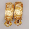 Chanel Vintage CC Round Drop Clip-On Metal