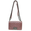 Chanel Boy Flap Chevron Caviar