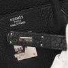Hermes HAC Birkin Black Fjord with Palladium Hardware