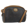 Christian Dior Vintage Honeycomb Canvas and Leather
