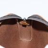 Christian Dior Vintage Honeycomb Canvas and Leather