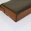 Celine Vintage Macadam Circle Logo Canvas and Leather